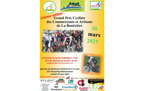 Les engagés du Grand Prix Cycliste des Commerçants et Artisans de La Bouëxière